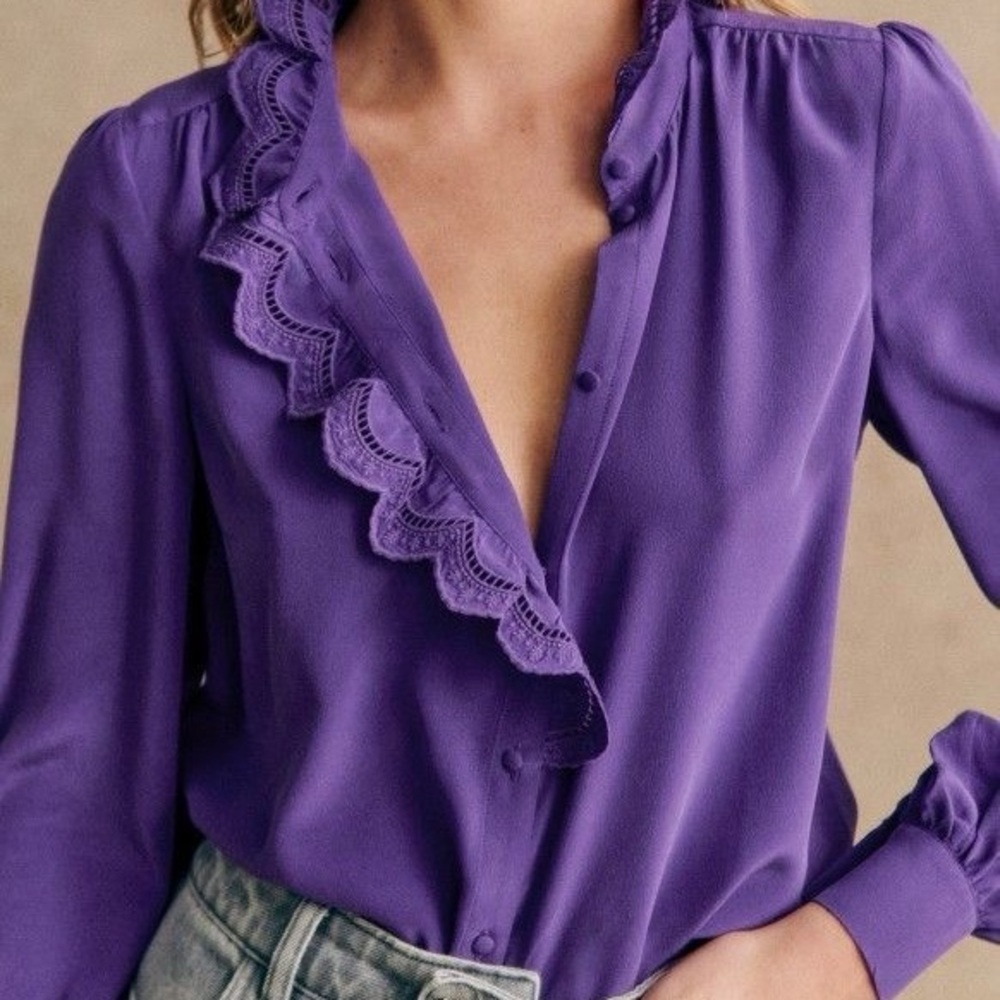 Sezane Chlo Violet